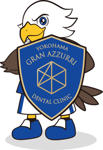 新しく仲間入りしたワシのキャラクターアズーリくん